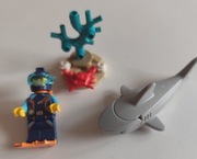 LEGO 952406 Diver with Reef and Shark 