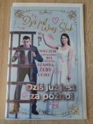 Zabawna kartka z życzeniami na ślub Yeku, śmieszny karnet ślubny, życzenia 