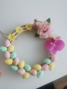 Nowy wianek wiklinowy na drzwi wyrob handmade 