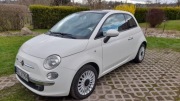Fiat 500 1,2 L benzyna biały panorama