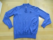 GLENMUIR sweter stójka 100% wełna merino M