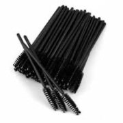 SZCZOTECZKI DO RZĘS JEDNORAZOWE CZARNE 50 SZT 