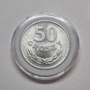 50 gr groszy 1975 w kapslu Real foto Stan 1/-1