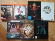 Gry PC Diablo 3, Mad Max, The Evil Within