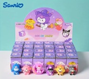 Brelok SANRIO: Kuromi,Cinamonroll, Pomponpurin itp. blind box losowy 24szt