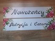 Tablice nowożeńców do auta na ślub 
