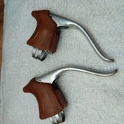 Klamki hamulcowe dźwignie rower single speed szosa ostre koło retro klasyk