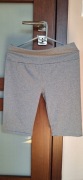 Leginsy L XL krótkie damskie kolarki szare nowe