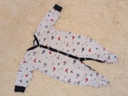 Pajacyk niemowlęcy w raczki i rybki 100% polska bawełna rozm. 62