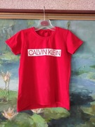 koszulka t-shirt z nadrukiem Calvin top bluzka z krótkim rękawem