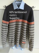 Sweter męski 60% wełna jagnięca