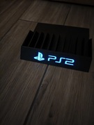 Stojak podstawka na gry PS2 PS3 PS4 PS5 świecące 