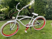 Rower miejski damski biały - plumbike. Koła 26”