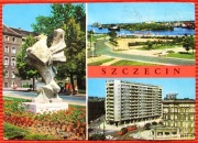 Szczecin Gryf Pomorski, port, plac Przyjaźni Polsko-Radzieckiej 1980 r.