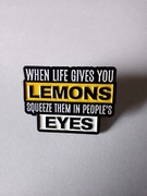 Metalowa przypinka pin broszka wpinka