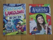 Angielski w krzyżówkach oraz Rusz głową łamigłówki na cały rok 