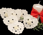 Zawieszki choinkowe serduszka