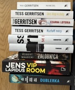 Zestaw 9 kryminałów Tess Gerritsen/Jens Lapidus/Robert Małecki/różni