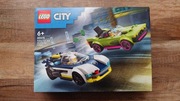 Puste pudełko Lego City 60415 Pościg radiowozu za muscle carem