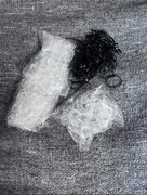 Gumki silikonowe jednorazowe do włosów 100 szt