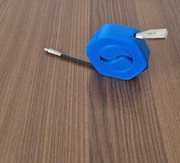 Zwijany organizer do kabli kolor niebieski