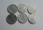 1 # Zestaw 10gr groszy 1963, 1967, 1968 1969  od 5 zł