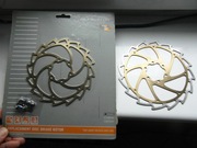 Tarcze 2 szt. ALLIGATOR _Tarcza hamulcowa x2szt /140+160mm_Złote