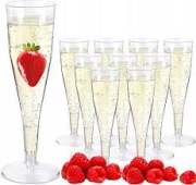 Abena Kieliszki do Szampana 100 ml, 60 sztuk