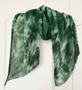 Plisowany harmonijkowy szalik szaliczek apaszka wiosenny wiosna lato