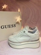 Nowe Nowe Guess Na platformie Białe White rozmiar 38 Streetwear Casual Y2K