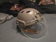 Chełm FAST z szybą do ASG, gogle, kask, ochrona twarzy
