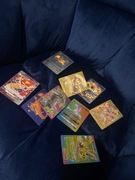 Karty pokemon kolorowe złote i srebrne
