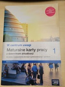 "W centrum uwagi" maturalne karty pracy dla klasy 1 liceum. Rozszerzenie