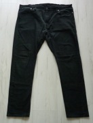 Męskie spodnie jeansowe LEVIS jeans rozmiar XXL W40 L32 czarne STRETCH USA!