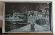 „Zatoka za kręgiem polarnym”, gwasz na tekturze, wym. 67 x 107 cm