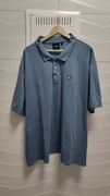 Polo Lyle&Scott r. 4XL niebieska