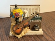 The Leonardo Collection figurka muzyczna skrzypce dekoracja vintage