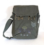 Duża pojemna torba w stylu militarnym