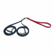 Smycz dla 2 psów z krętlikiem 2x 1,5m 13mm - średnie psy