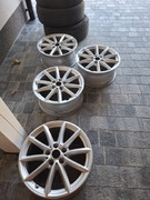 Felgi Alu 17 cali BMW 5x112 komplet z oponami letnimi 