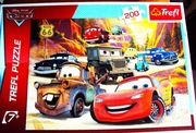 PUZZLE TREFL Wyprawa w góry 200 elementów CARS  Wiek 7+