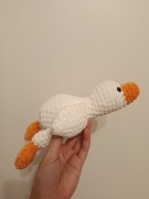 Pluszowa leżąca gąska