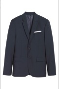 Garnitur H&M Premium Quality Pure Wool, rozm.50, granat