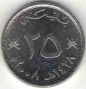 Oman 25 baisa 2008 - 17,95 mm nr 3