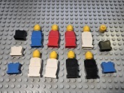 KLOCKI LEGO ELEMENTY FIGURKI LUDZIKI OD 1ZŁ LICYTACJA