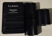 Oryginalna ładowarka de-994a Panasonic Lumix + 4 baterie