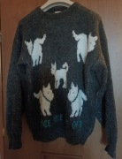 UROCZY SWETER W PIESKI MADE IN ENGLAND 