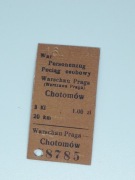 Magnes Bilet Warschau Praga - Chotomów