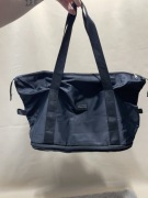 Torba podrozna dwuwarstwowa pojemna czarna