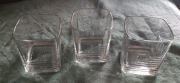 3 Szklanki do drinków Johnny Walker  whisky grube szkło zajączek